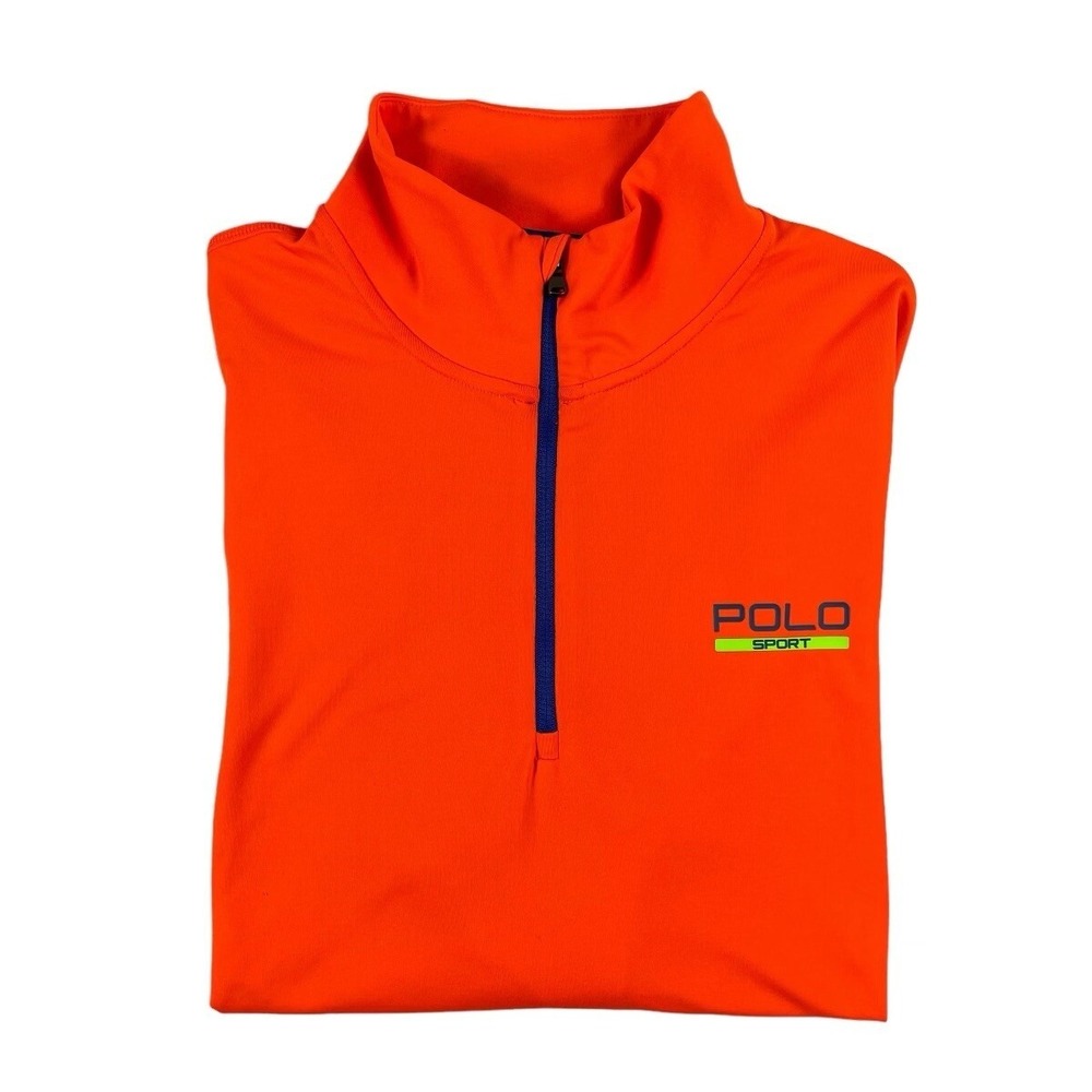 Polo Ralph Lauren Sport Performance Mens 1/4th Zip Pullover Size Large Excellent